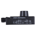 Baumer Ultrasonic Block-Style Proximity Sensor, 100 → 1000 mm Detection, Analogue Output, 15 → 30 V dc,