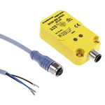 Turck Bi15U Series Inductive Block-Style Proximity Sensor, M12 x 1, 15 mm Detection, PNP Output, 10 → 30 V dc,