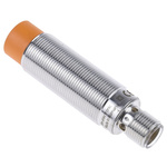 ifm electronic Inductive Barrel-Style Proximity Sensor, M18 x 1, 12 mm Detection, PNP & NPN Output, 10 → 30 V