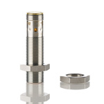 ifm electronic Inductive Barrel-Style Proximity Sensor, M12 x 1, 4 mm Detection, PNP Output, 10 → 36 V dc, IP67