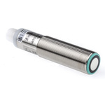 Pepperl + Fuchs Ultrasonic Barrel-Style Proximity Sensor, M18 x 1, 30 → 500 mm Detection, PNP Output, 10