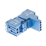 Finder 11 Pin Relay Socket, 250V ac for use with 55.34, 85.04, 55.32 Series Relay