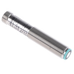 Pepperl + Fuchs Ultrasonic Barrel-Style Proximity Sensor, M12 x 1, 30 → 400 mm Detection, PNP Output, 10