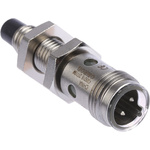 Omron Inductive Barrel-Style Proximity Sensor, M8 x 1, 4 mm Detection, PNP Output, 12 → 24 V dc, IP67