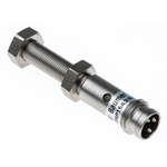 Baumer Inductive Barrel-Style Proximity Sensor, M5 x 0.5, 1 mm Detection, PNP Output, 10 → 30 V dc, IP67