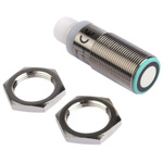 Pepperl + Fuchs Ultrasonic Barrel-Style Proximity Sensor, M18 x 1, 30 → 300 mm Detection, PNP Output, 10
