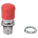 Allen Bradley Panel Mount Emergency Button - Twist to Reset, 22.5mm Cutout Diameter Mushroom Head