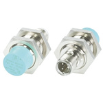 Pepperl + Fuchs Inductive Barrel-Style Proximity Sensor, M18 x 1, 8 mm Detection, PNP Output, 15 → 34 V dc, IP67