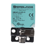 Pepperl + Fuchs Inductive Block-Style Proximity Sensor, 40 mm Detection, PNP Output, 10 → 30 V dc, IP69K