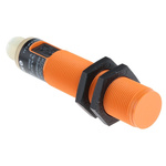 ifm electronic Capacitive Barrel-Style Proximity Sensor, M18 x 1, 12 mm Detection, PNP & NPN Output, 10 → 36 V