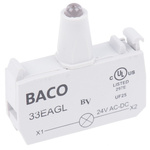 BACO BACO Series Light Block, 24V, Green Light