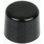 C & K Black Push Button Cap for Use with E020 Series (Sealed Snap-Acting Momentary Push Button Switch)