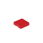 NKK Switches Red Push Button Cap for Use with UB Series Illuminated Pushbuttons, 12 x 12 x 3mm