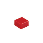 NKK Switches Red Push Button Cap for Use with JB Series Pushbuttons, 10 x 10 x 5.7mm