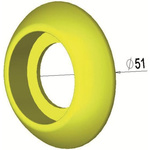 ABB Push Button Bezel for Use with INCA