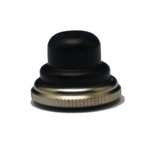 EOZ Black Push Button Cap for Use with 10 mm Push Button, 18 (Dia.) x 13.7mm