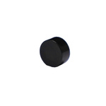 EOZ Black Push Button Cap for Use with 10 mm Push Button, 9 (Dia.) x 5mm