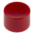 KNITTER-SWITCH Red Push Button Cap for Use with MP5 Series Push Button Switch, MPE Series Push Button Switch, 15 (Dia.)