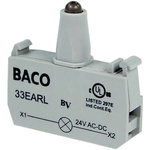 BACO BACO Series Light Block, 24V, Yellow Light