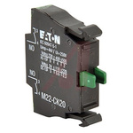 Eaton RMQ Titan M22 Series Contact Block for Use with NZM1, 220 V dc, 240V ac, 2NO