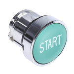 Schneider Electric Harmony XB4 Series Green Illuminated Spring Return Push Button Head, 22mm Cutout, IP66, IP67, IP69K