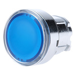 Schneider Electric Harmony XB4 Series Blue Spring Return Push Button Head, 22mm Cutout, IP66, IP67, IP69K