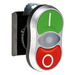 BACO Green, Red Illuminated Spring Return Push Button Head, 22mm Cutout, IP66