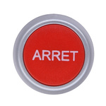 RS PRO Red Spring Return Push Button Head, 22mm Cutout, IP65