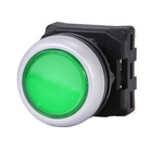 RS PRO Green Spring Return Push Button Head, 22mm Cutout, IP65
