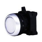 RS PRO White Spring Return Push Button Head, 22mm Cutout, IP65