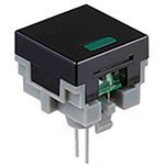 NKK Switches Square Spot illuminated Cap, For Use With LB