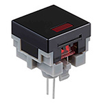 NKK Switches Square Spot illuminated Cap, For Use With LB