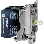 Schneider Electric ZB4 Series Light Block, 120V, White Light, 1CO