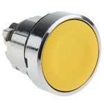 Schneider Electric Harmony XB4 Series Yellow Momentary Push Button Head, 22mm Cutout, IP66, IP67, IP69K