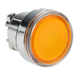 Schneider Electric Harmony XB4 Series Orange Illuminated Spring Return Push Button Head, 22mm Cutout, IP66, IP67, IP69K