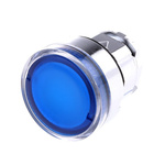 Schneider Electric Harmony XB4 Series Blue Illuminated Spring Return Push Button Head, 22mm Cutout, IP66, IP67, IP69K