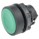 Schneider Electric Harmony XB5 Series Green Spring Return Push Button Head, 22mm Cutout, IP66, IP67, IP69K
