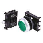 Eaton RMQ Titan M22 Series Green Illuminated Momentary Push Button Head, 22mm Cutout, IP69K