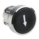 Schneider Electric Harmony XB4 Series Black Spring Return Push Button Head, 22mm Cutout, IP66, IP67, IP69K