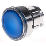 Schneider Electric Harmony XB4 Series Blue Illuminated Maintained Push Button Head, 22mm Cutout, IP66, IP67, IP69K