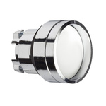 Schneider Electric Harmony XB4 Series White Illuminated Spring Return Push Button Head, 22mm Cutout, IP66, IP67, IP69K