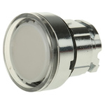 Schneider Electric Harmony XB4 Series White Illuminated Spring Return Push Button Head, 22mm Cutout, IP66, IP67, IP69K