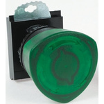 BACO Green Illuminated Stay Put Push Button Head, 22mm Cutout, IP66