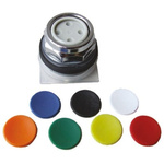 Schneider Electric Harmony 9001K Series Black, Blue, Green, Orange, Red, White, Yellow Spring Return Push Button Head,