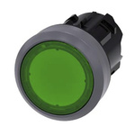 Siemens SIRIUS ACT Series Green Momentary Push Button Head, 22mm Cutout, IP66, IP67, IP69K