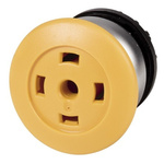 Eaton RMQ Titan M22 Series Yellow Momentary Push Button, 22mm Cutout, IP67