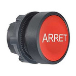 Schneider Electric Harmony XB5 Series Red Momentary Push Button Head, 22mm Cutout, IP66, IP67, IP69K