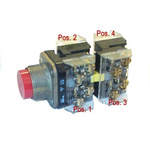 Allen Bradley 800T Series Green Momentary Push Button Head, 30mm Cutout, IP65