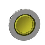 Schneider Electric ZB4 Series Yellow Maintained Push Button Head, 30mm Cutout, IP66, IP67, IP69K