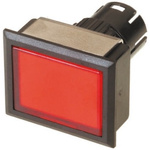 EAO Red Latching Push Button Head, IP65